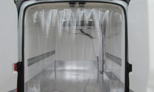 Refrigerated Van with strip curtain