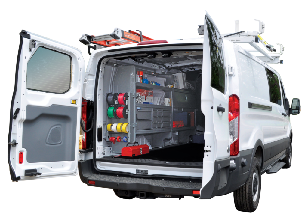 Work Vans & Trucks - Fleetco Builds - Ladder Racks, Boxes, Van Shelving