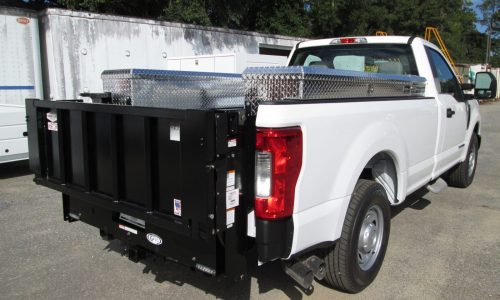 Tommy Gate G2 liftgate offers up to 1500 lbs. capacity.
