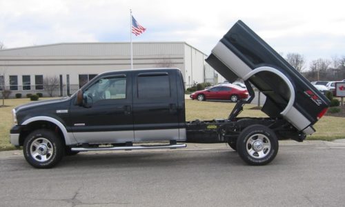 Venco hoists can add dump capability to your pickup.