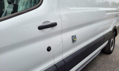 Plug-in for standby power on refrigerated van.